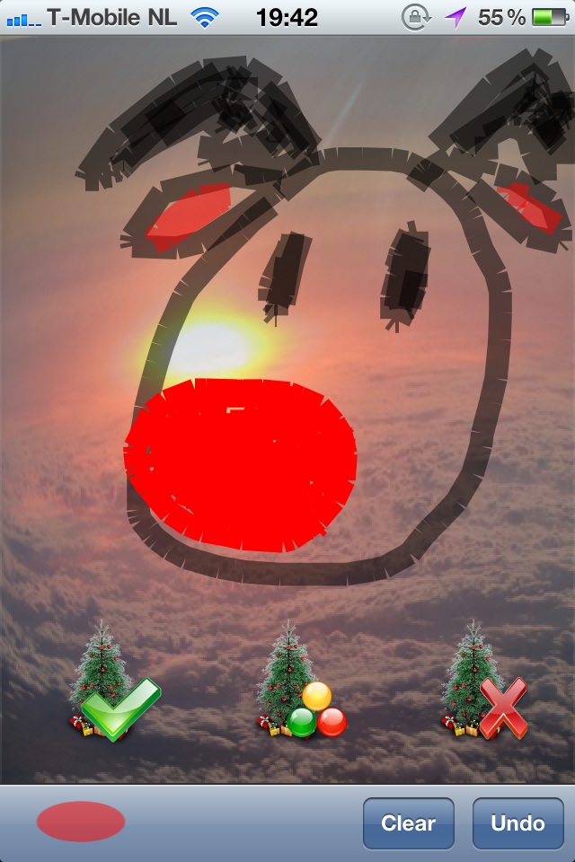 TAPP XE (Throw A X-Mas tree) Add a drawing iPhone