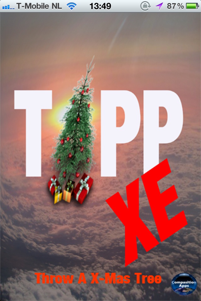 TAPP XE (Throw A X-Mas tree) Splashscreen iPhone