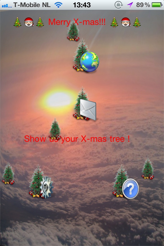 TAPP XE (Throw A X-Mas tree)Main menu iPhone