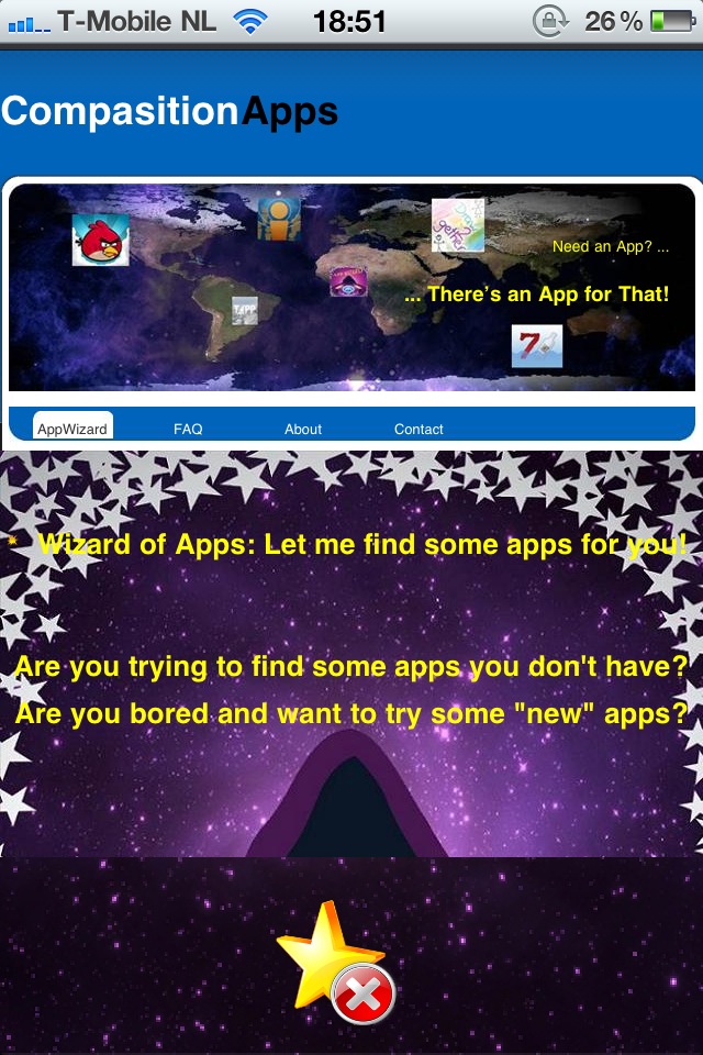 The Wizard of Apps Help pages iPhone